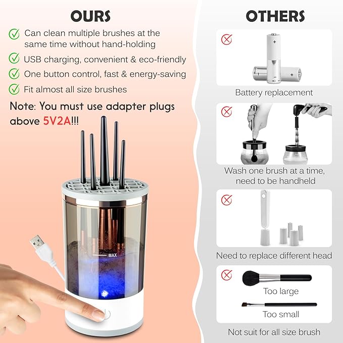 OASIS MUSE™-Electric Makeup Brush Cleaner