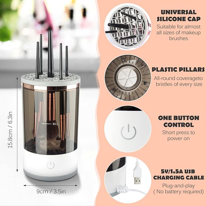 OASIS MUSE™-Electric Makeup Brush Cleaner