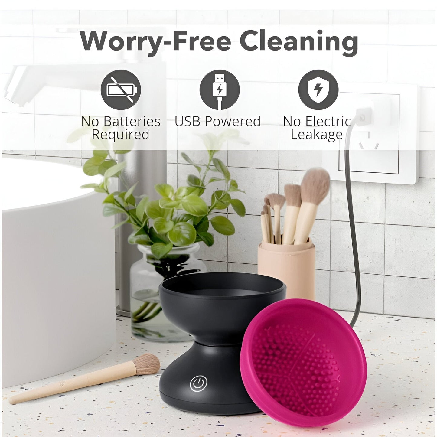 OASIS MUSE™-Electric Makeup Brush Cleaner Ultra