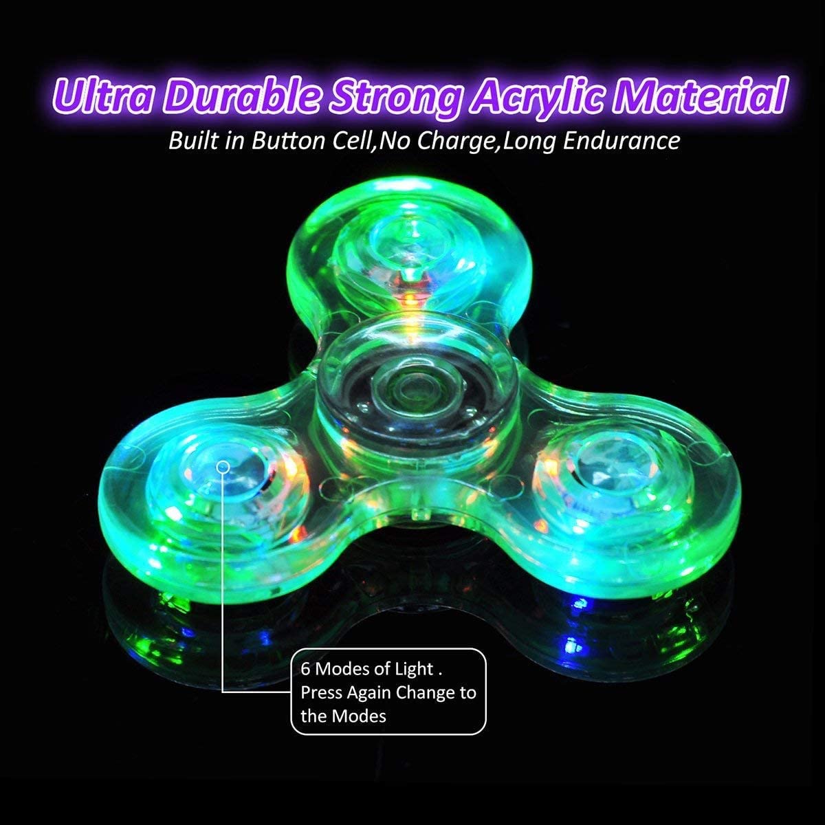 OASIS MUSE™-LED Glow Fidget Spinner