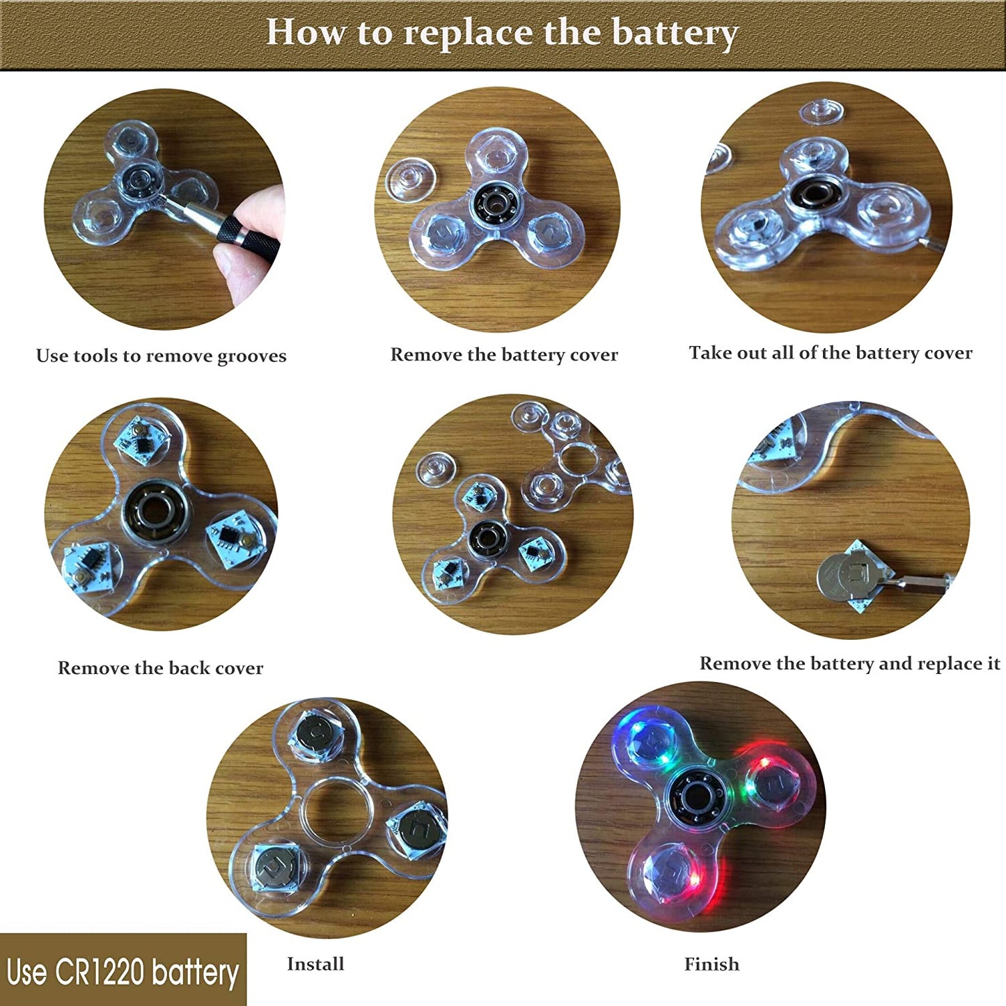 OASIS MUSE™-LED Glow Fidget Spinner